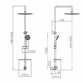 Душевая система Lemark LM8802C