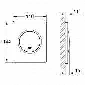 Накладная панель Grohe Nova Cosmopolitan 38804000