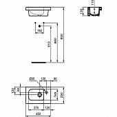 Раковина 45 см Ideal Standard Connect Space E136101