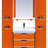 Комплект мебели 70 см, оранжевая, Misty Жасмин 70 П-Жас01070-1323Я-K