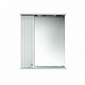 Шкаф-зеркало 60 см, белый, левый, Misty Аква 60 L Э-Аква04060-01СвЛ