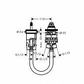 Скрытая часть Hansgrohe Metropol 13159180