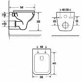 Комплект инсталляция Grohe Rapid SL с безободковым унитазом AQUAME с сиденьем SoftClose AQM2007775