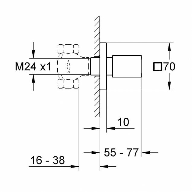 Фотография товара Grohe Eurocube   19910000Gr