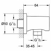 Подключение для душевого шланга Grohe Rainshower 27057000