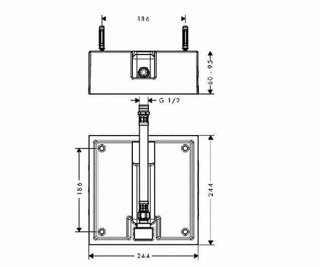 Фотография товара Hansgrohe No design line Hansgrohe 26471180