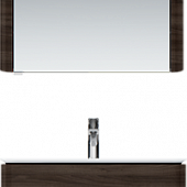 Шкаф-зеркало 80 см, табачный дуб, левый, Am.Pm Sensation M30MCL0801TF