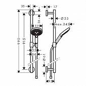 Душевой гарнитур Hansgrohe Raindance Select S 26323000