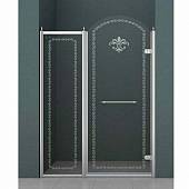Душевая дверь в нишу 120 см, профиль хром, правая, Cezares RETRO-B-11-120-CP-Cr-R