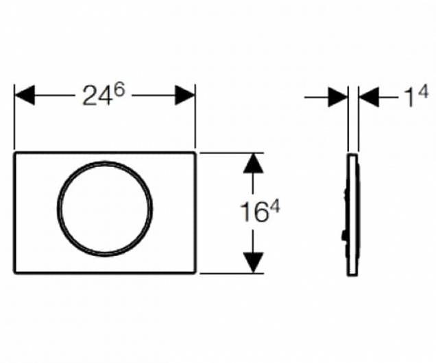 Фотография товара Geberit Sigma 10 115.758.KN.5