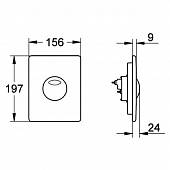 Накладная панель Grohe Skate 37381000