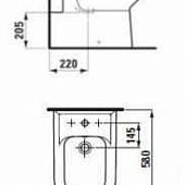 Биде Laufen Pro 3295.1.000.304.1