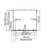 Душевой уголок 80х80 см WasserKRAFT Salm 27I02