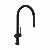 Смеситель для кухни, черный матовый, Hansgrohe Talis M54 72803670