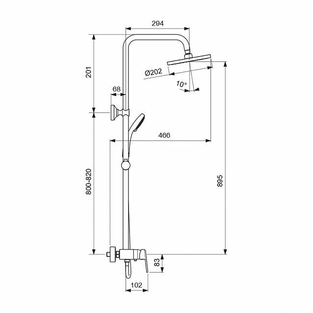 Фотография товара Vidima BALANCE SH BA271AA