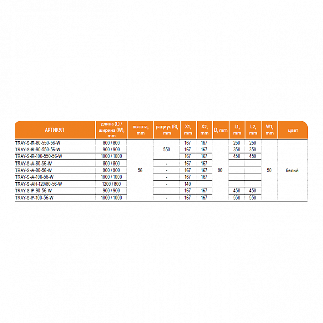 Фотография товара Cezares Tray TRAY-S-A-100-56-W