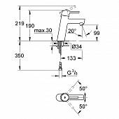 Смеситель для раковины Grohe Concetto 23451001