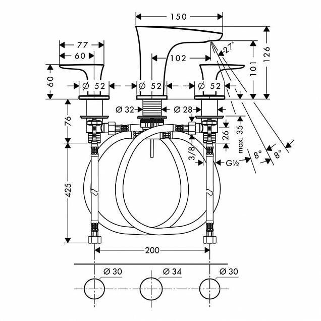 Фотография товара Hansgrohe PuraVida   15073400