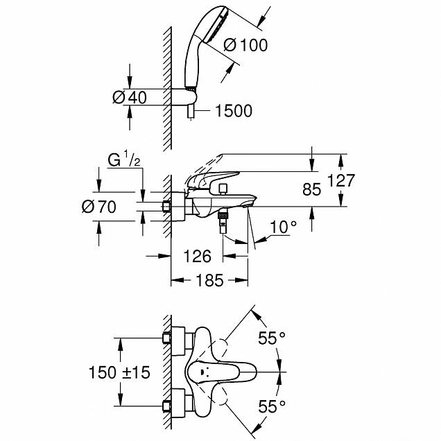 Фотография товара Grohe Eurostyle   2372930AGr