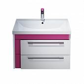Комплект мебели 70 см, белый/розовый, Iddis Color Plus COL70P0i95-K