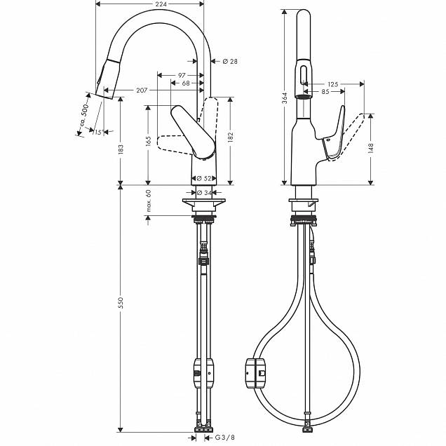 Фотография товара Hansgrohe Focus M42 71801800