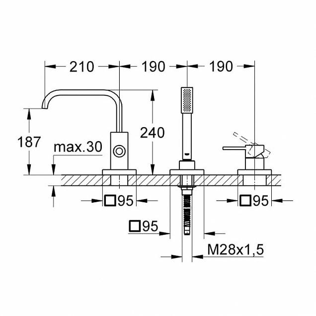 Фотография товара Grohe Allure   19316000Gr