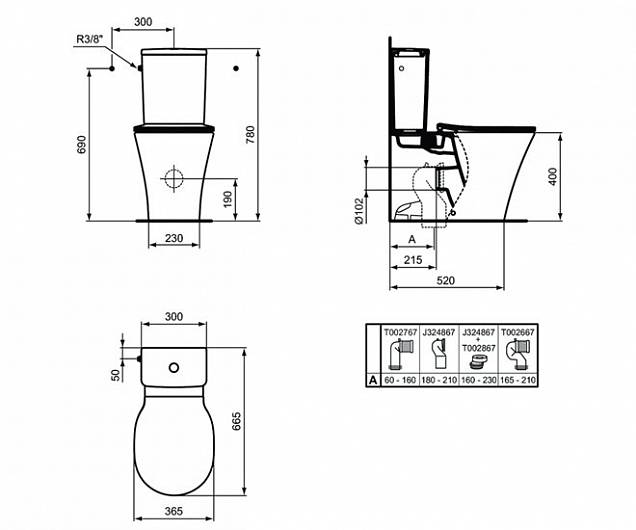 Фотография товара Ideal Standard Connect Air E013701