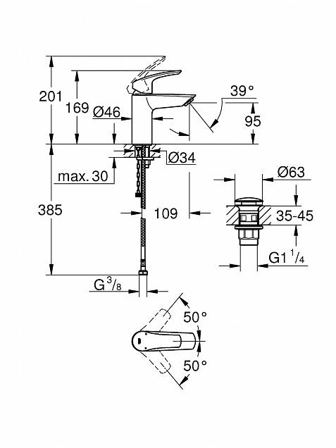 Фотография товара Grohe Eurosmart 23988003Gr