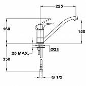 Смеситель для кухни Mofem Junior 152-0049-30