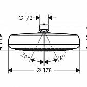 Душ верхний Hansgrohe Crometta 26578400