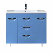 Комплект мебели 105 см, голубая эмаль, Misty Кристи 105 П-Кри01105-061-K