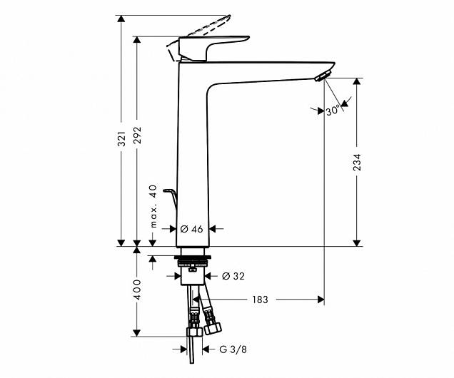 Фотография товара Hansgrohe Talis E 71716340