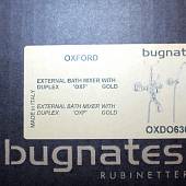 Смеситель для ванны, золото, Bugnatese Oxfordd BN.OXF-6302DO