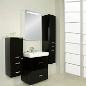 Комплект мебели 70 см, черная, Акватон Америна Н 70 1A169301AM950-K