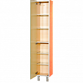 Шкаф-пенал, оранжевый, левый, Misty Джулия 35 L Л-Джу05035-1310Л