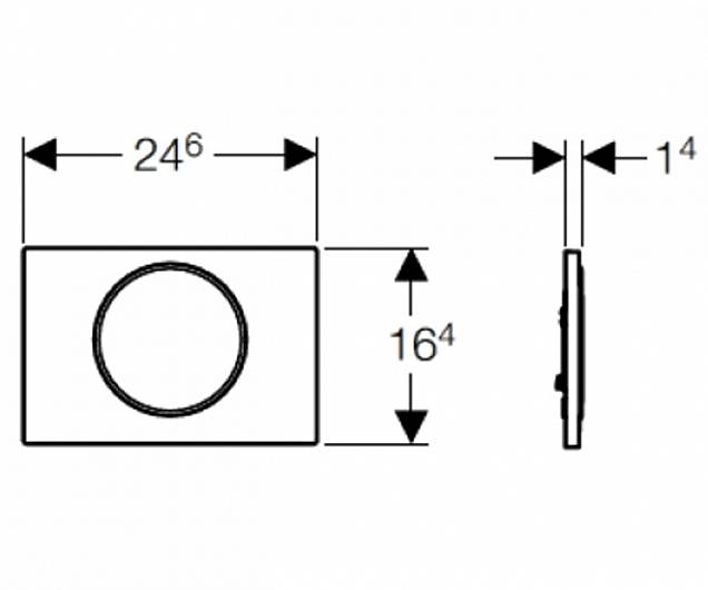 Фотография товара Geberit Sigma 10 115.758.KK.5