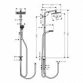 Душевая система Hansgrohe Crometta 27289000