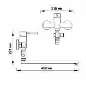 Смеситель для ванны WasserKraft Main 4102L