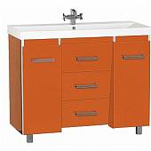 Комплект мебели с 3 ящ., конус, 120 см, оранжевая, Misty Джулия Qvatro 120 Л-Джк01120-1310Ко3-K