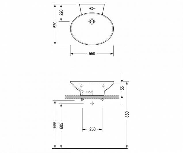 Фотография товара Serel Washbasin CH01