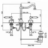 Смеситель для раковины Cezares First FIRST-BLS2-02-M