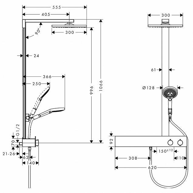 Фотография товара Hansgrohe Raindance E 27364000