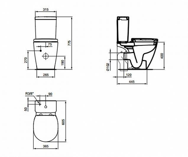 Фотография товара Ideal Standard Connect Space E119501