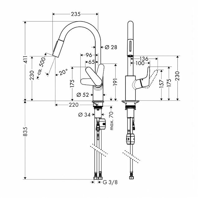 Фотография товара Hansgrohe Focus   31815800