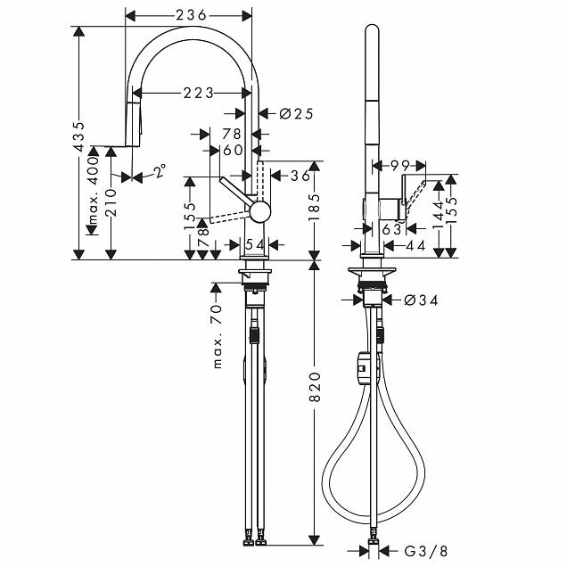 Фотография товара Hansgrohe Talis M54 72842000