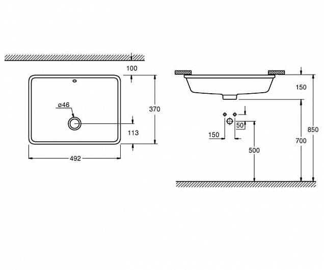 Фотография товара Grohe Cube Ceramic 3948000HGr