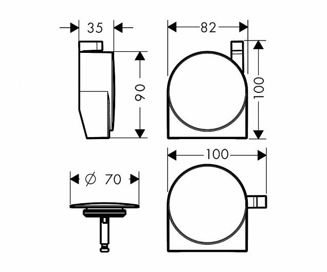 Фотография товара Hansgrohe Exafill 58117990