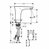 Смеситель для раковины PuraVida Hansgrohe 15171000