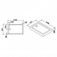 Фотография товара Cezares Tray TRAY-A-AH-140/90-15-W