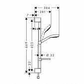 Душевой гарнитур Hansgrohe Croma Select E 26586400